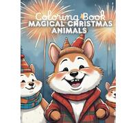Cute Christmas Animals Coloring Book for Kids