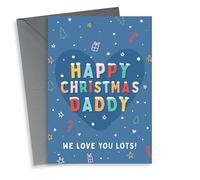 Cute Christmas Card For Daddy - We Love You Lots