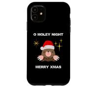 Cute Christmas Carols Mole O Moley Night Men Women Children Case for iPhone 11