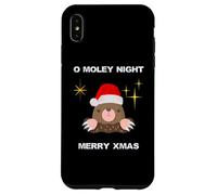 Cute Christmas Carols Mole O Moley Night Men Women Children Case for iPhone XS Max