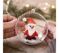 Cute Christmas Decor Modelling Sculpting Craft Kits Clay Figures Character Sets