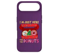 Cute Christmas Foodie Humor I’m Just Here for the Donuts Case for iPhone Air