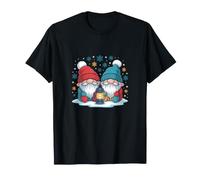 Cute Christmas Gnomes Couple T-Shirt