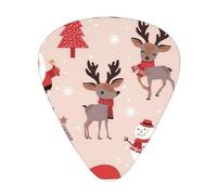 Cute Christmas Holidays Guitar Picks Set-Premium Abs Material,Various Thicknesses-Enhance Your Playing Experience