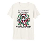 Cute Christmas Italian Christmas Donkey Dominick The Donkey Premium T-Shirt