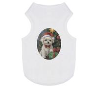 'Cute Christmas Maltese Puppy' Pet Dog/Cat T-Shirt (PT00144697)