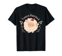 Cute Christmas sheep Santa Claus Holidays T-Shirt
