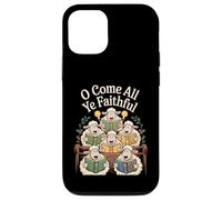 Cute Christmas Sheep Singing Carols In Church For Kids Case for iPhone 12/12 Pro
