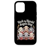 Cute Christmas Sheep Singing Carols In Church For Kids Case for iPhone 12/12 Pro