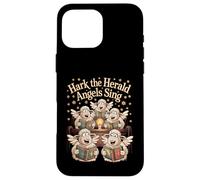 Cute Christmas Sheep Singing Carols In Church For Kids Case for iPhone 16 Pro Max