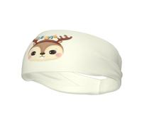 Cute Christmas Squirrel Watercolor Style Headbands Men Women Non Slip Wicking Sports Sweatband for Gym Basketball Yoga Hairbands