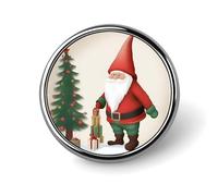 Cute Christmas Traditiona Round Badge Pin Funny 1 Inch Button Brooch Lapel Pins Fashion Hat Shirt Pin Tie Tack Pinback Buttons Badge Party Supplies Decor Badges For Clothing Coat Hat Dress For Men Wom