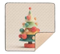Cute_Christmas_Tree_Disney_Style_1_1 Soft Foam Baby Playmat for Floor One-Piecing Padded Baby Mat for Newborns Babies Infants Toddlers, 50'' x 50''