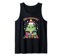 Cute Christmas Tree Joyful Holiday Celebration Tank Top