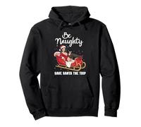 Cute Christmas Women - Be Naughty Save Santa The Trip Pullover Hoodie