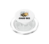 Cute Chub-Bee Adorable Bumblebee Pun Design PopSockets PopGrip for MagSafe