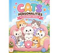 Cute Chubby Cats Coloring Book: 50 Adorable Cozy Kitty Coloring Pages with Cute Cats, Fun Personalities, and Sweet Everyday Adventures (Cute & Cozy Coloring Adventures)
