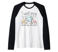 Cute Church Choir Top I Will Sing of The Goodness of God Raglan Baseball Tee