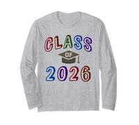 Cute Class of 2026 Senior Yearbook Final Level Memories Long Sleeve T-Shirt