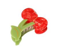 Cute Claw Clips - Red Claw Clip Fruit Hair Clips | Cherry Hair Clips for Mother's Day, Graduation Ceremony, Birthday Parties, Valentine's Day