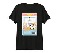 Cute Claw Machine Arcade Prize Game Kawaii Animals Premium T-Shirt