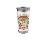 Cute Claw Machine Arcade Prize Game Kawaii Animals Stainless Steel Insulated Tumbler