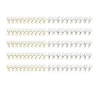 Cute Clips, Small Clips Star Shape, 100 Pcs Golden Silver Paper Clamps for Home School Office File Classification, Multipurpose Metal Paper Clamps with Strong Clampin