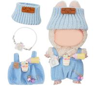 Cute Clothes for Doll Design Outfit Pop Blind Mystery Box Mart Accessories Mini La Boo-Boo Blah Bu Bu BuLafufu Ropa Plush Toy Stuff Dress Overalls Hoodie Pajamas