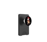 Cute Clumsy Chicken with Big Eyes Caffeine Lovers PopSockets PopWallet for MagSafe