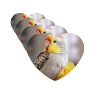 Cute Cockatiel Car Air Freshener Cards for Women Men 4 Pack Cute Car Accessories Long Lasting Scent Car Diffuser Hanging Auto Aromatherapy Tablets Car Fresheners Gifts