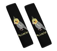 Cute Cockatiel Funny Car Seat Belt Pad Covers Protector Seatbelt for Shoulder Pad Neck Cushion Car Accessories Bag