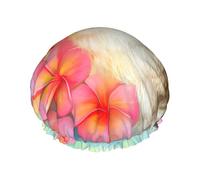 Cute Cockatiel Print Shower Cap, Lined Shower Cap For Women Reusable, Double Layer Waterproof Bath Cap