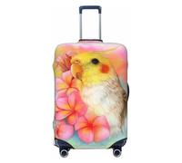 Cute Cockatiel print Suitcase Cover Protector Travel Luggage Cover Suitcase Washable Baggage Covers Anti-scratch
