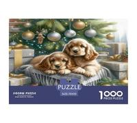 Cute Cocker Spaniel 1000 Piece Jigsaw Puzzles for Adults Fun, Challenging & Brainteasing Beautiful Home Decoration Art Colorful DIY Craft 70x50cm/1000pcs