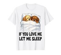 Cute Cocker Spaniel If You Love Me Let Me Sleep Pajamas T-Shirt