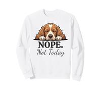 Cute Cocker Spaniel Nope Not Today Funny Sleeping Dog Lover Sweatshirt