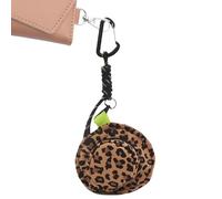 Cute Coin Bag, Key Bag, Hat Shaped Key Ring Wallet with Zip, Key Earphone Storage Bag Bag, Backpack Keyring Pendant, brown, see description, See description