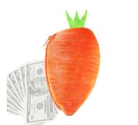 Cute Coin Pouch,Funny Fruit Vegetable Pencil Case Coin Wallet - Plush Vegetable Toy Creative Mini Money Purse for Girls Teenagers Children