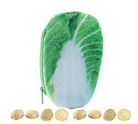 Cute Coin Pouch Plush Vegetable Toy Creative Mini Change Wallet