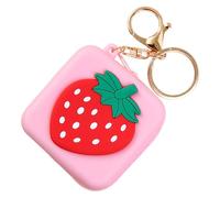Cute Coin Purse - Soft Silicone Material, Small Change Purse, Keychain Bag | Multipurpose Pouch With Pattern And Zipper Closure, Durable Metal Attachment For Backpacks, Purses, Travel Use, Lightweight