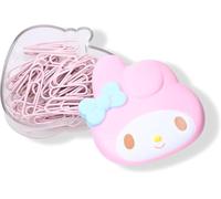 Cute Color Paper Clips with Cute Case 50pcs - Decorative Paperclips, Slide Open Clip Case, Functional Office Supplies, Cute Collectible Packaging, Premium Quality, Made in Korea (MyMeloday)