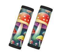 Cute Colored Mushrooms Printed Handle Cover - Highly Elastic and wear-Resistant Material, Easy to Install, a Good Travel Helper