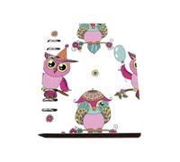 Cute Colorful Cartoon Owls Notebook A5, Pu Leather Notebooks A5, Lined Paper Journal Notebook 180Pages/90Sheets, Note Book Lined for School, Notepad for Women, Revision Supplies Journal Diary