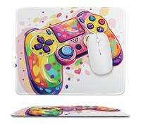 Cute Colorful Controller Art Mouse Mat | 30x25cm Gaming & Office Desk Pad | Perfect for Home, Office Or Gamers