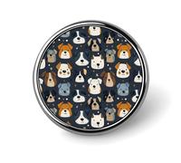 Cute Colorful Dog Print Pins for Backpack - Enamel Pins Cute Jacket Coat Hat Bags Badge Pin, Funny Novelty Unique Button Pin Women Men Fashion Jewelry Accessories