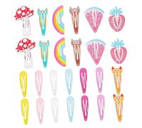 Cute Colorful Hair Clip Set 40pcs Mixed Style Girls Hair Clips Boys and Girls Bobby Pins for Parties Photography Daily Use