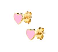 Cute Colorful Heart Cartilage Small Stud Earrings for Women Little Dainty Enamel Post Hearted Love Tiny Studs Hypoallergenic Fashion Gift Her Daughter