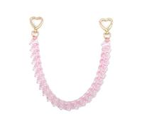 Cute Colorful Heart Pants Trouset Chain for Women - Acrylic Love Hearts Jeans Chains Badge Bag Fashion Street Hipster Jewelry for Her, Universal, Acrylic Metal, No Gemstone