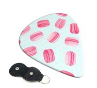 Cute Colorful Macaron Pattern Celluloid Guitar Picks 6 Pack Medium Picks for Acoustic Guitar Electric Guitar Ukulele - 0.71mm