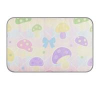 Cute Colorful Mushroom Bow Summer summer dog cooling Self Cooling bed for outdoor for doggie outdoor pet unique mantas frías para perros M